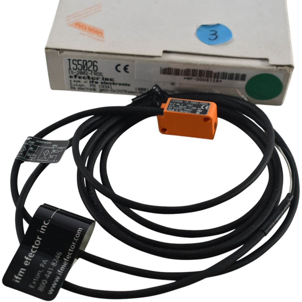 NEW IFM Effector IS5026 IS-2002-FROG Inductive Proximity Sensor
