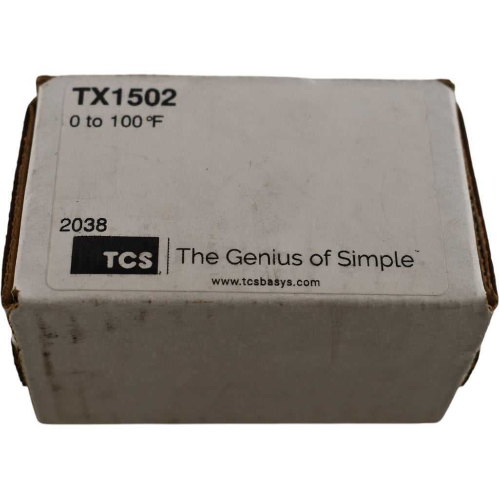 NEW TCS BASYS CONTROLS TX1502 Temperature TRANSMITTER 0-100 deg. F 2038