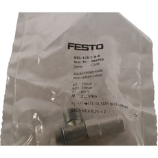 NEW Festo 543253 HGL-1/8-1/8-B Piloted Check Valve