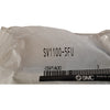 NEW SMC SV1100-5FU Solenoid Valve, Air, 2-Position Single Solenoid, Internal Pilot, 24VDC