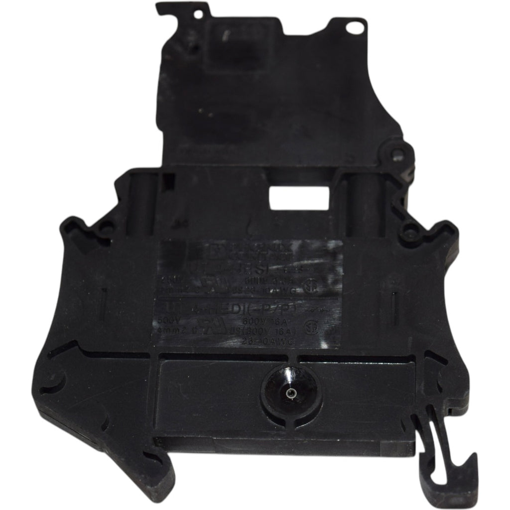 NEW Phoenix Contact Fuse Modular Terminal Block UT 4-HESI - Black