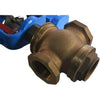 Powers Process 593WM150STMS46RS Flowrite II Heavy Duty Bronze Control Valve 3-Way Mixing 1-1/2''