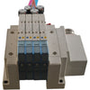 SMC SS5Y3-10M-04U-C6 manifold with 4x SY3300T-5NZ1 Solenoid Valves