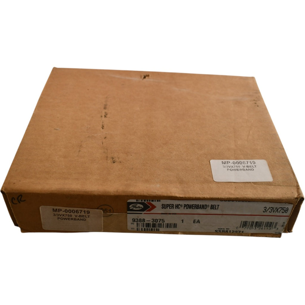 NEW Gates 3/3VX750 Super HC PowerBand V-Belt Part 9388-3075