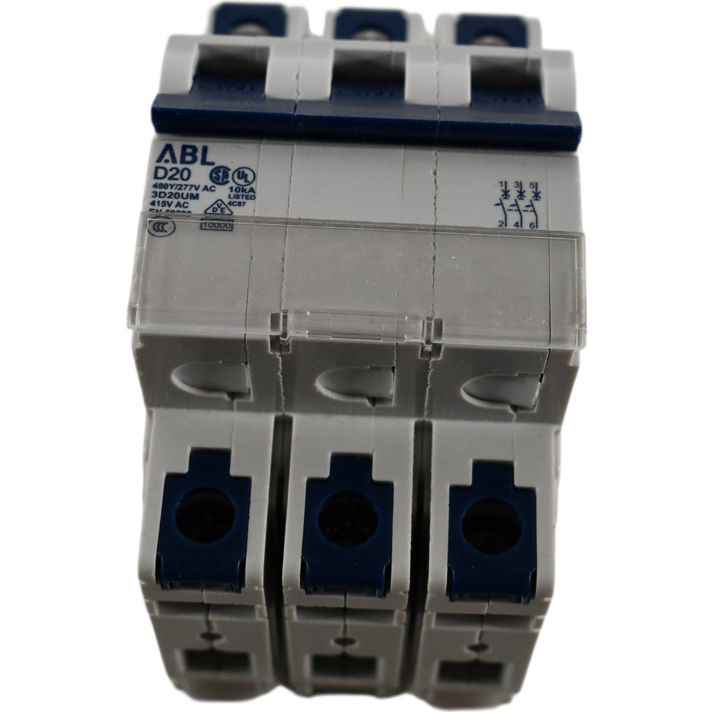 NEW Altech 3D20UM Circuit Breaker Thermal Magnetic 20A 480 V AC DC Lever DIN Rail