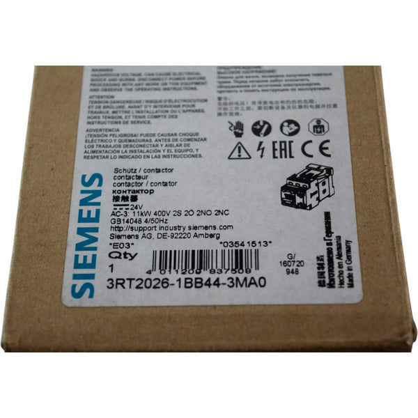 1PC NEW IN BOX siemens 3RT2026-1BB44 3RT2026-1BB44 contactor FAST SHIP 1PC NEW IN BOX siemens 3RT2026-1BB44 3RT2026-1BB44 contactor FAST SHIP