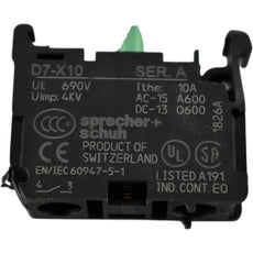 NEW Sprecher + Schuh Contact Block D7-X10E