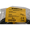 NEW Turck EKRT-ESRT-A4.400-GC2K-2 Actuator Sensor Extension Cordset, 2m, M12 F to M, 4 Pin, Black PVC 100034417