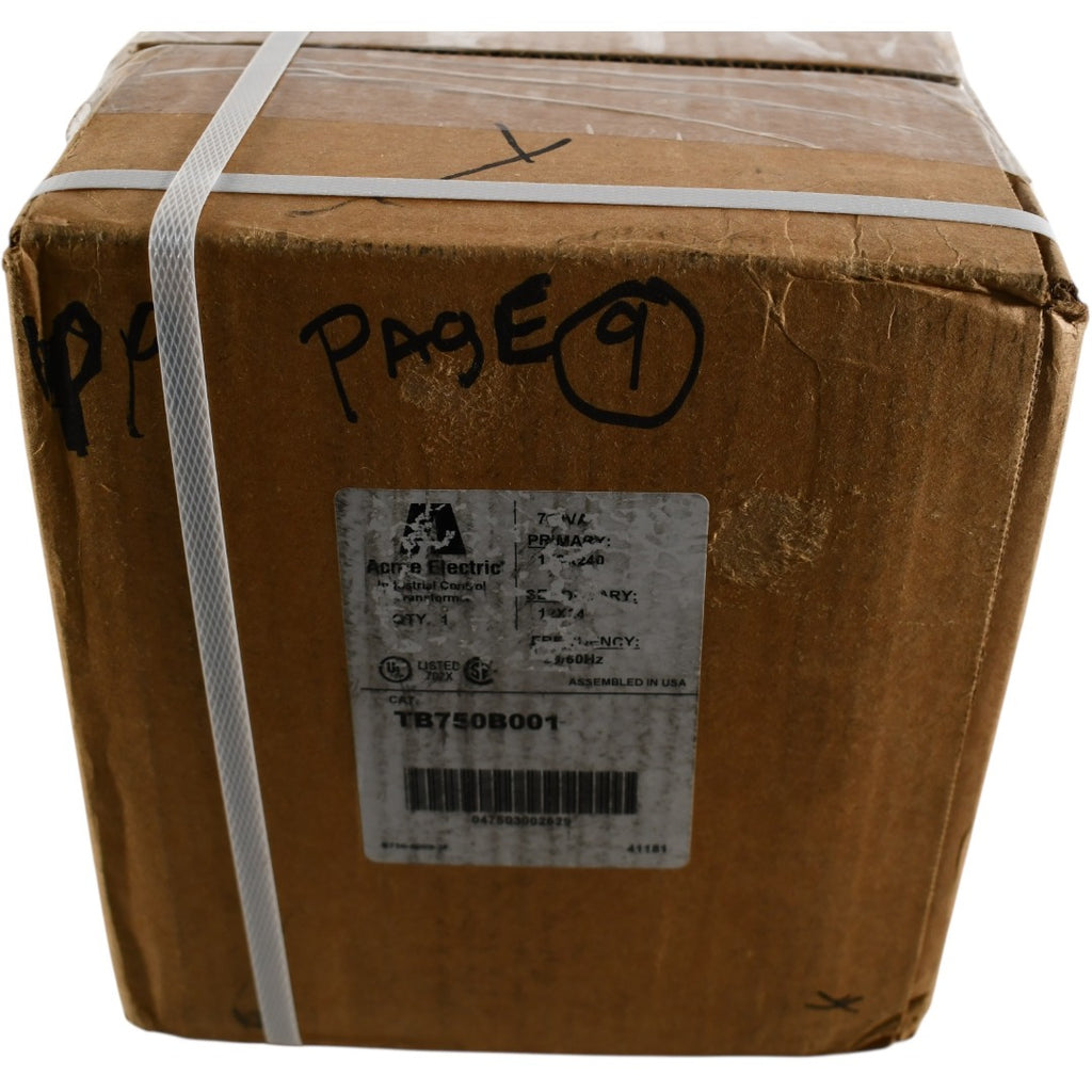 NEW Acme TB750B001 Transformer ICT .750 kVA, 120 X 240 Primary Volts - 12/24 Secondary Volts