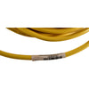 NEW Banner Engineering QDE-575D Cordset, Straight M12 Female to Pigtail 5 Pin, 75 ft, Yellow PVC, QDC Series