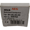 NEW AEG Contactor SH 05.40-00, 209763