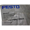 NEW FESTO MPA-FB-VI Valve Terminal Manifold W/ (2) FESTO 533345 Solenoid Valves