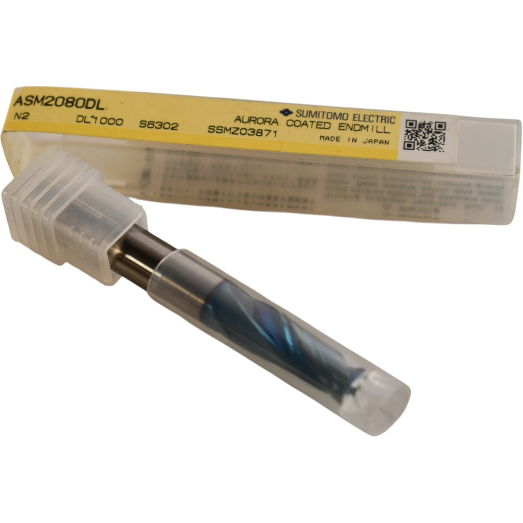 NEW Sumitomo Electric Solid End Mill ASM2080DL DL1000 8.0 ASM-DL