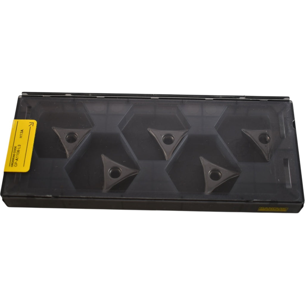 Pack of 5 NEW Sandvik CP-A1108-L3 H13A Carbide Insert Indexable