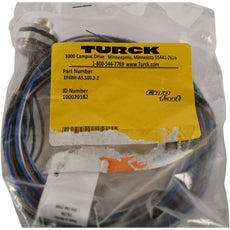 NEW Turck EFKBH-A5.500.2-2 100020182 Panel-mount receptacle bulkhead connector 2m / 6ft length