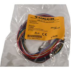 NEW Turck FSV 8-1/14.5/NPT U-83833 Panel-mount receptacle bulkhead connector 1m / 3ft length