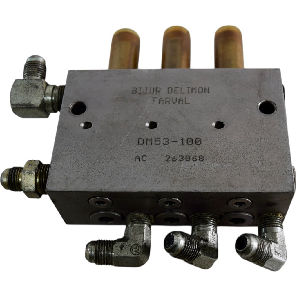 BIJUR DELIMON FARVAL DM53-100 AC 263868 VALVE BLOCK UNIT