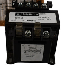 NEW Eaton Cutler-Hammer C0075E5E, 75 VA Type MTE Control Transformer