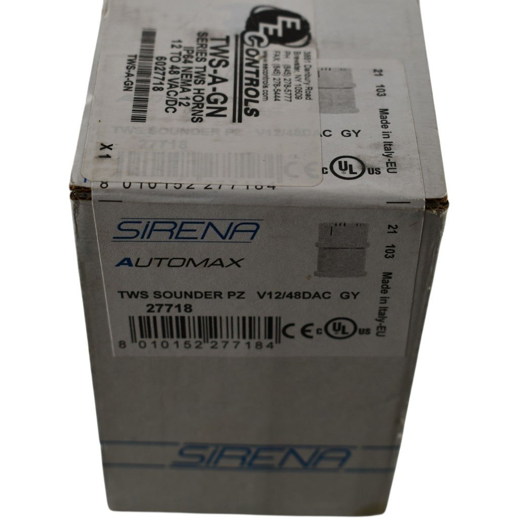 NEW EE Controls TWS-A-GN 24V AC/DC Variable Sound Horn Alarms & Indication
