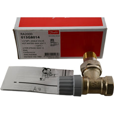 NEW Danfoss 013G8014 RA2000 Control Valve 1/2 IN CV=1.6 ANGLE MOUNT