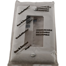 Lot of 20 NEW Pass & Seymour TradeMaster TP26-W Decora Wallplate, 1-Gang, Nylon, White