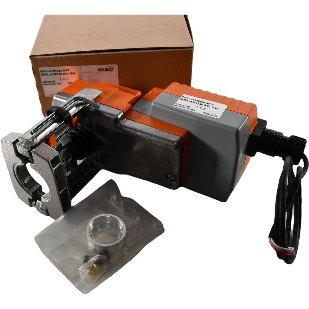 NEW Belimo SGVL+LVKX24-MFT Schneider Globe Valve Linkage with LV and SV series actuator