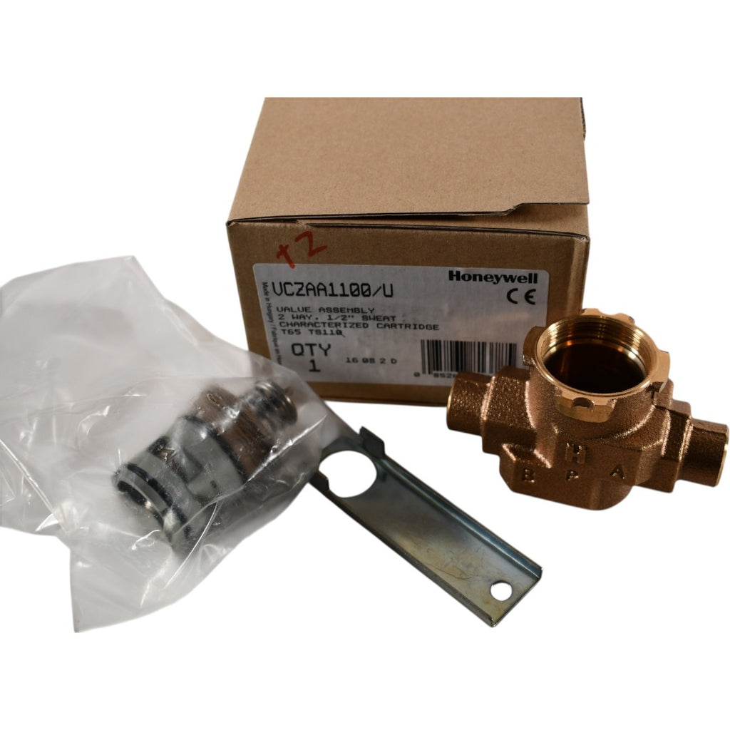 NEW Honeywell VCZAA1100/U 1/2'' 2-Way Straight-Through Cartridge Cage Valve
