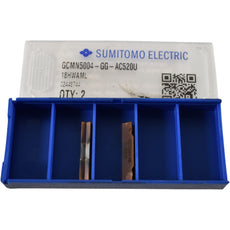 Pack of 2 NEW Sumitomo GCMN5004-GG-AC520U 18HWAML Carbide Inserts Grooving