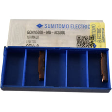 Pack of 2 NEW Sumitomo GCMN5008-MG AC530U Carbide Insert Grooving