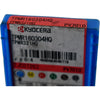 Pack of 4 NEW Kyocera TPMR160304HQ PV7010 Carbide Insert