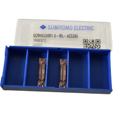 Pack of 2 NEW Sumitomo GCMN6250R1.0-ML Grade: AC520U Carbide Insert Grooving