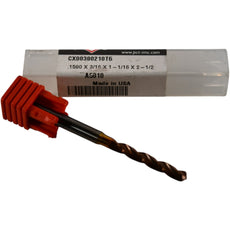 NEW PCT CX00300210T6 A5010 Hole Making/Drilling/Solid Carbide Drill .1590'' x 3/16'' x 1-1/16'' x 2-1/2''