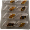 Pack of 10 NEW Kennametal NG2125R KC720 Carbide Insert Grooving