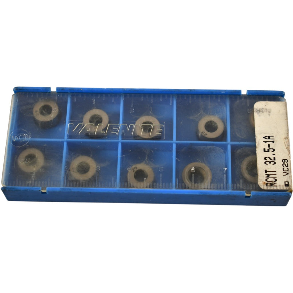 Pack of 10 NEW Valenite RCMT 32.5-1A Grade VC29 Carbide Insert Circle