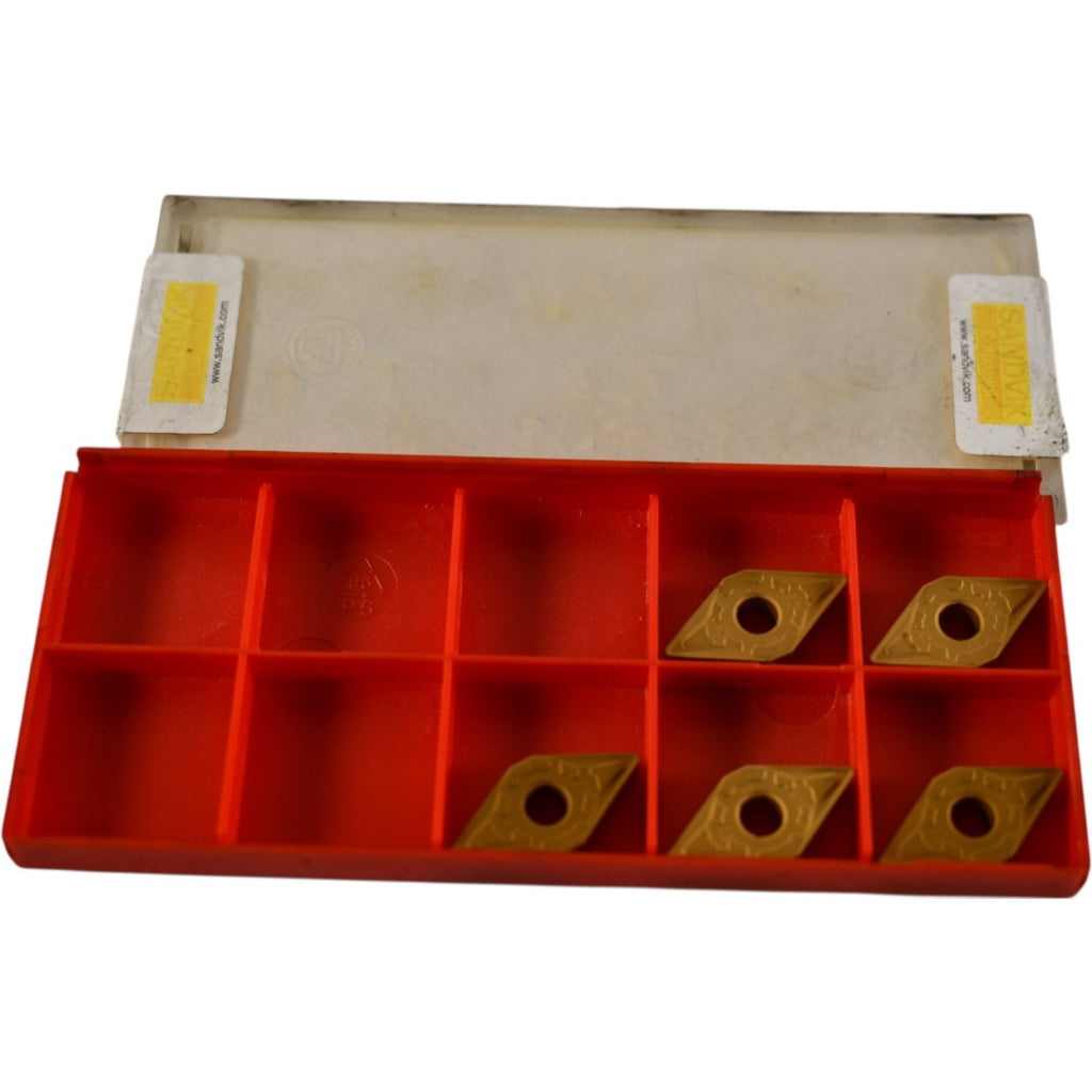 Pack of 5 NEW Sandvik DNMG 15 04 08-KM 3025 Carbide Insert Indexable