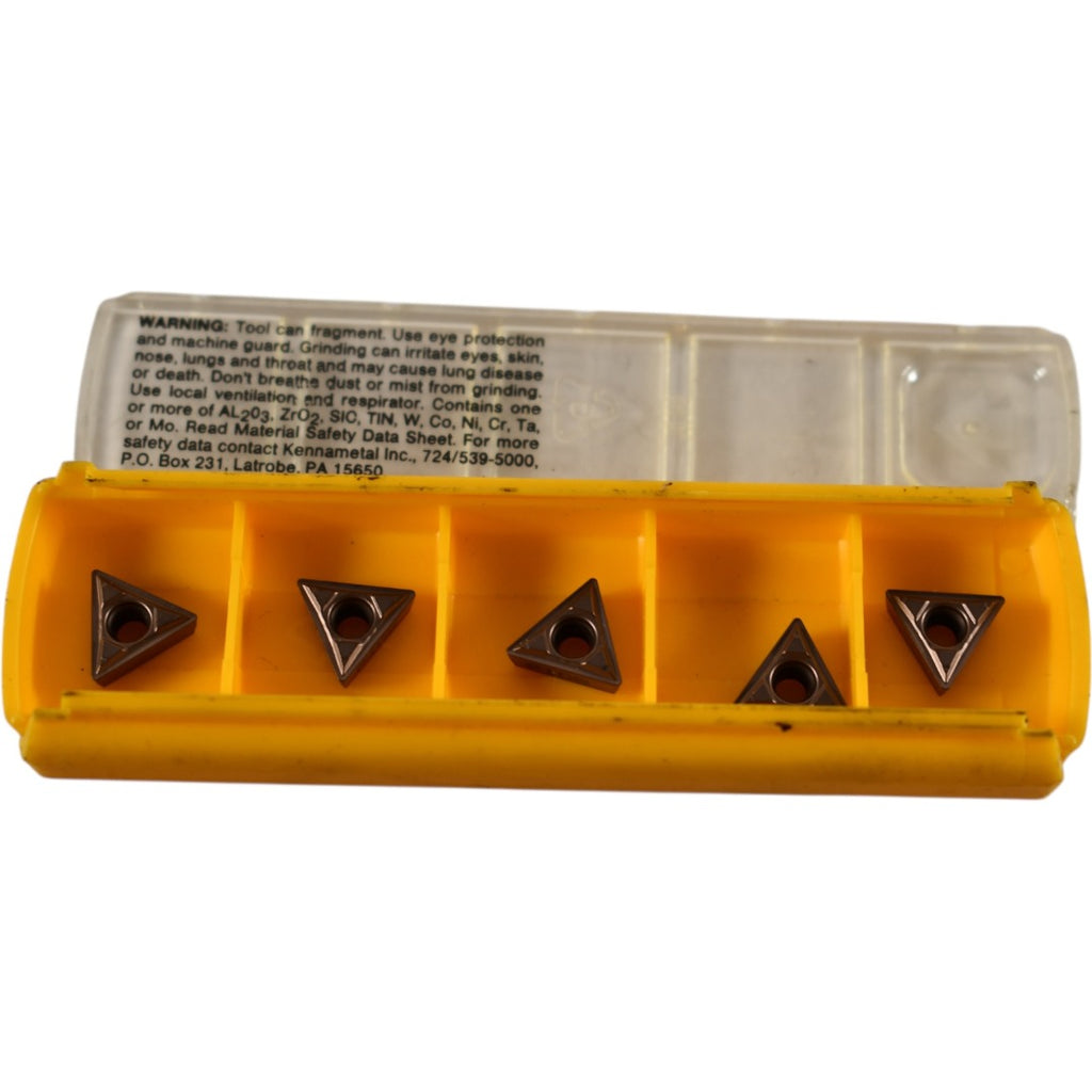 Pack of 5 NEW Kennametal TCMT110304FP Grade KCP10B Carbide Insert Indexable