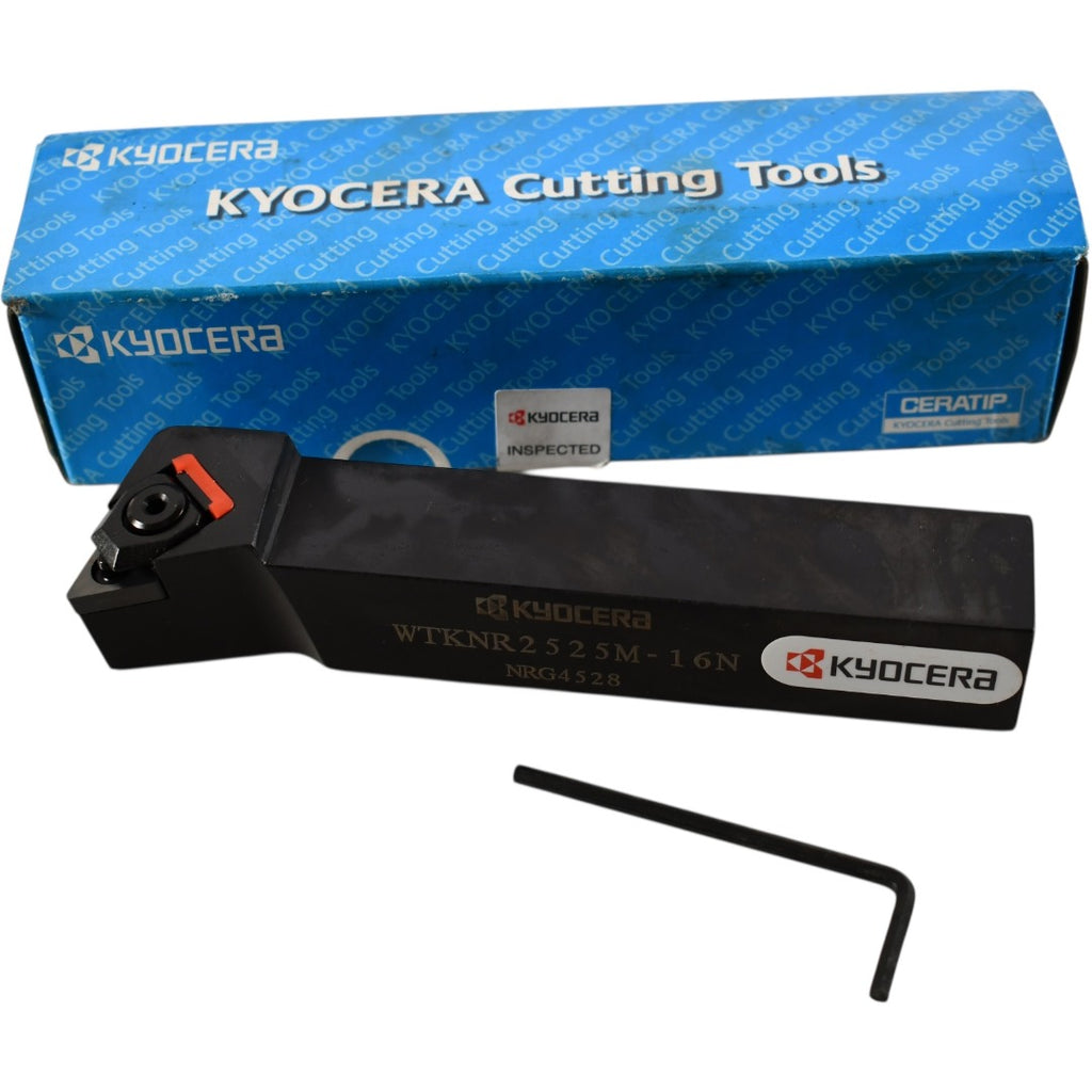 NEW Kyocera WTKNR2525M16N, Indexable Turning Toolholder