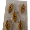 Pack of 5 NEW Kennametal VNMG332 Grade KC990 Indexable Carbide Insert