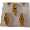 Pack of 5 NEW Kennametal VNMG332 Grade KC990 Indexable Carbide Insert