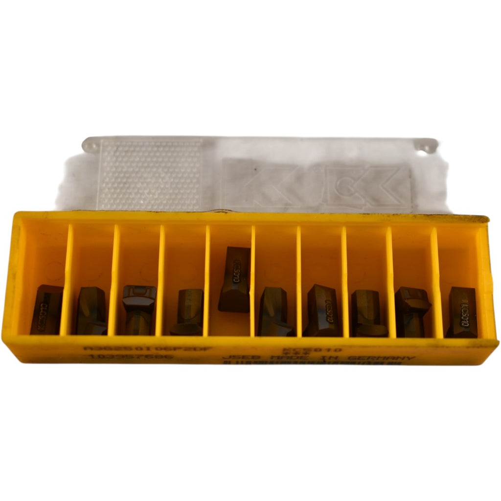 Pack of 10 NEW Kennametal A3G250I06P2DF Grade KC5025 Carbide Grooving Insert