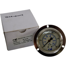 NEW CAI Pressure Gauge Liquid Filled 0-100 kg/cm2 1/4''PT