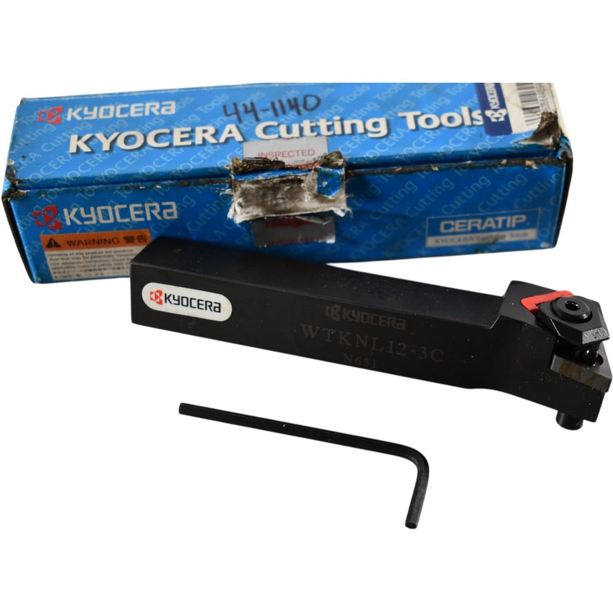NEW Kyocera WTKNL12-3C Indexable Toolholder 3/4'' Shank x 5'' OAL