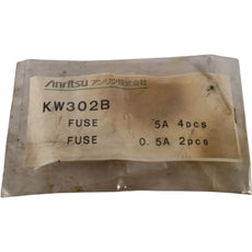 Pack of Anritsu KW302B Fuses 4x 5A 2x 0.5A