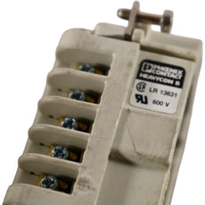 Phoenix Contact LR13631 600V Plug Connector Assy