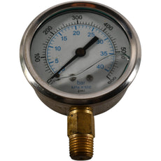 2-1/2'' Liquid Filled Pressure Gauge 0-600 PSI 0-40 kPa x100