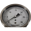 Ashcroft 3-1/2'' Pressure Gauge 0-30 PSI