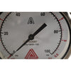 Anderson Instruments 1503067 4-1/2'' Pressure Gage 0-100 PSI 0-6.8 bar