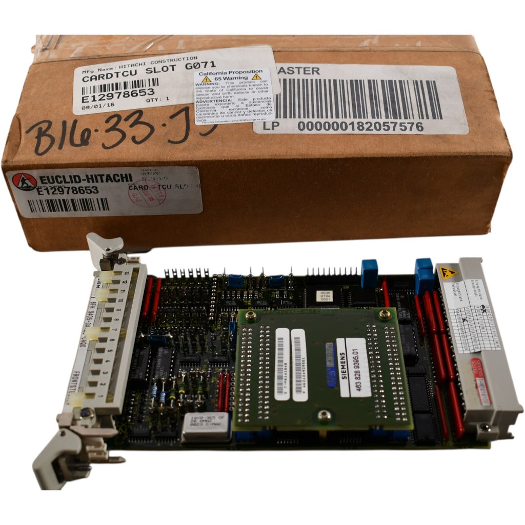 NEW Hitachi Euclid E12978653 CARDTCU SLOT G071 Card Inverter Module