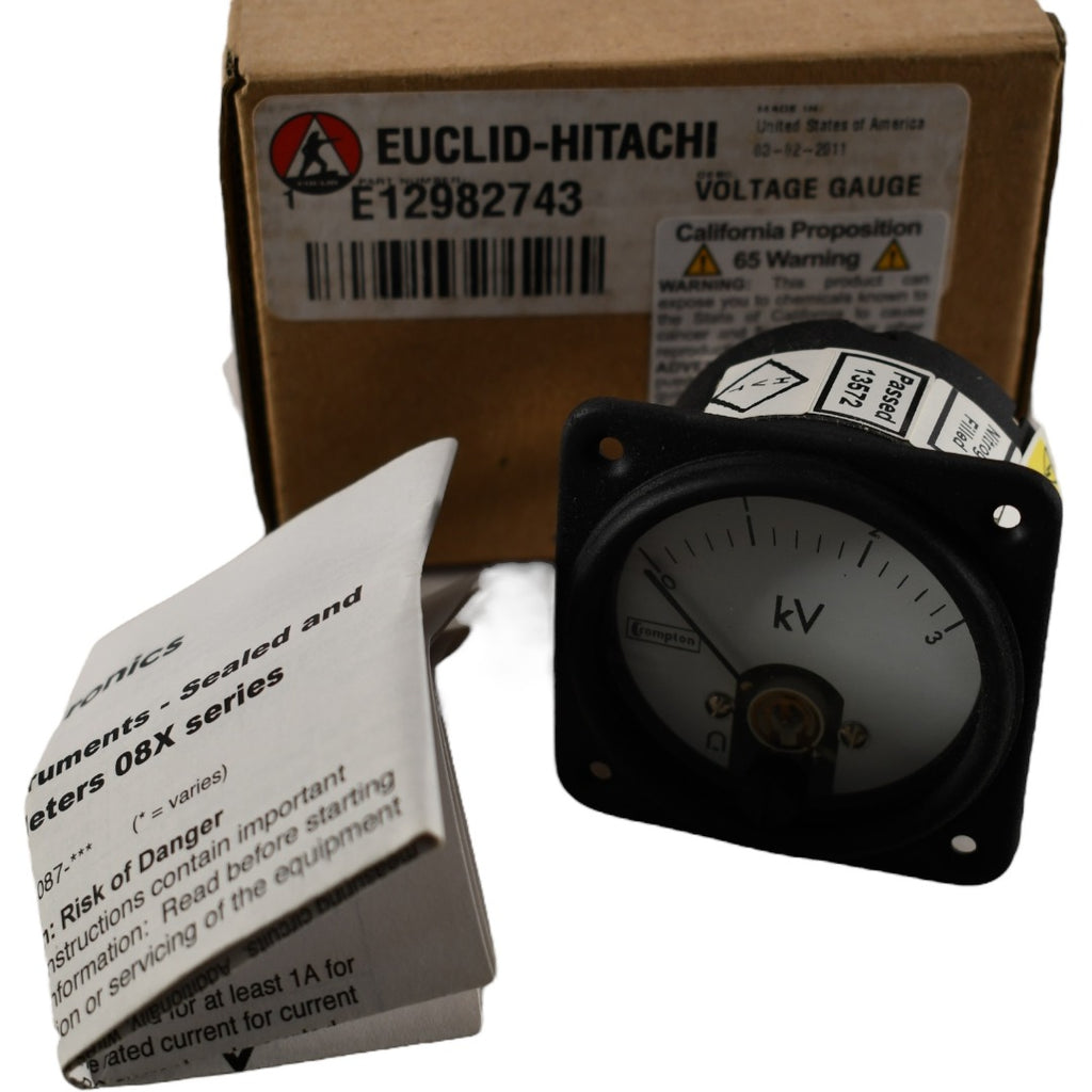 NEW Hitachi Euclid E12982743 Voltage Gauge