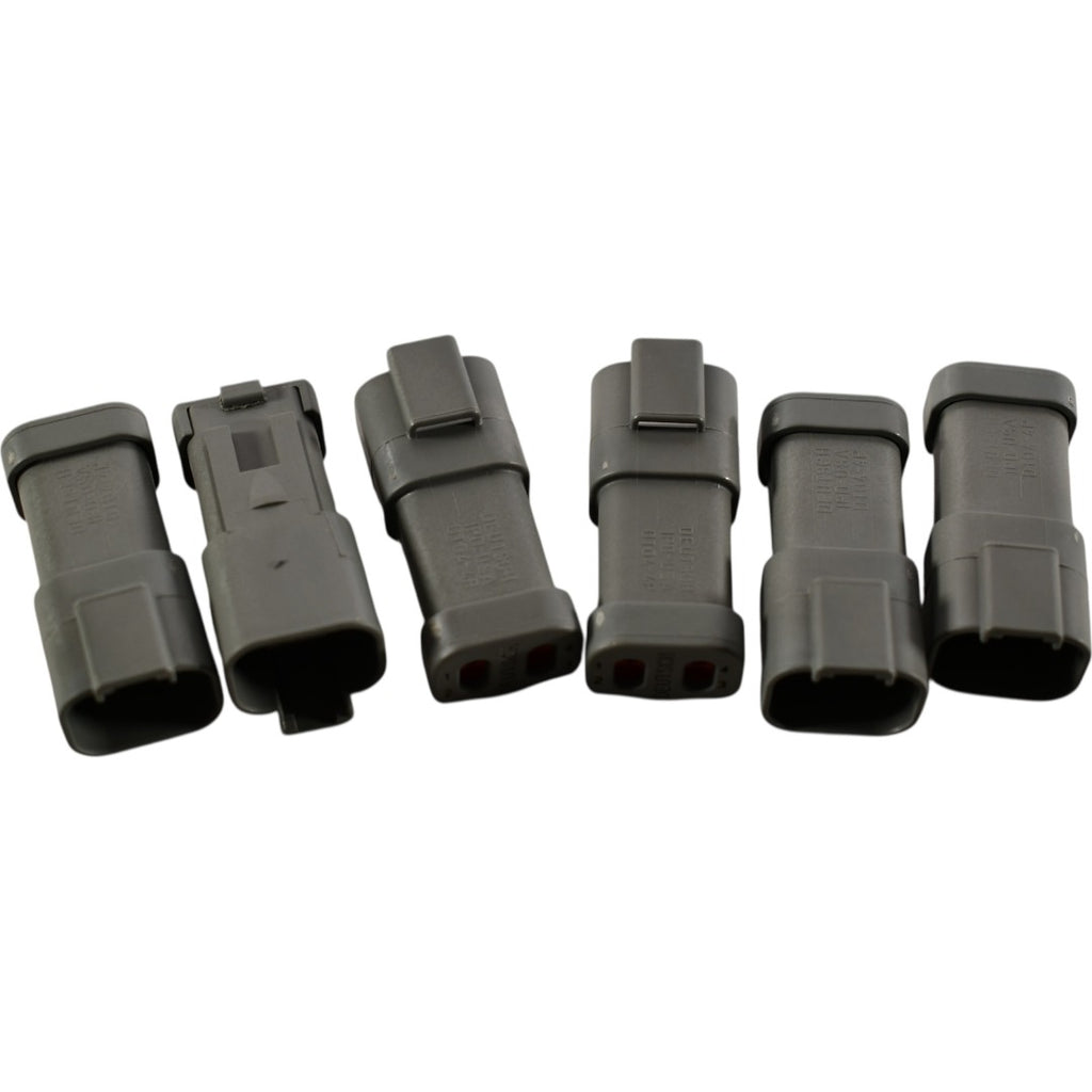 Lot of 6 NEW Deutsch DT04-4P Automotive Connectors DT 4 WAY RECP